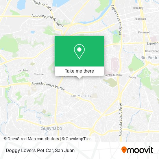 Doggy Lovers Pet Car map