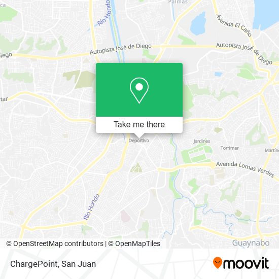 ChargePoint map