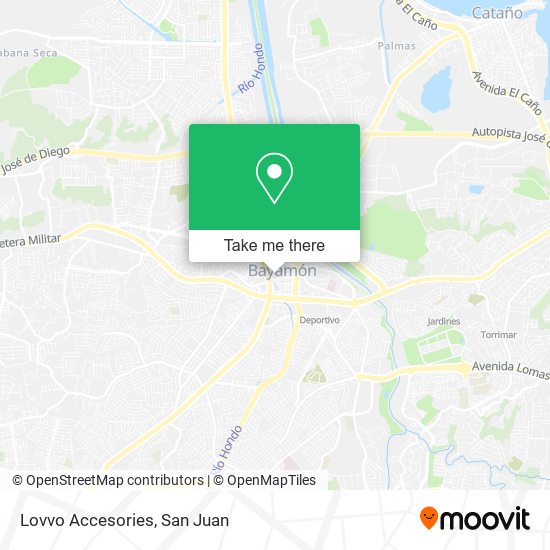 Mapa de Lovvo Accesories