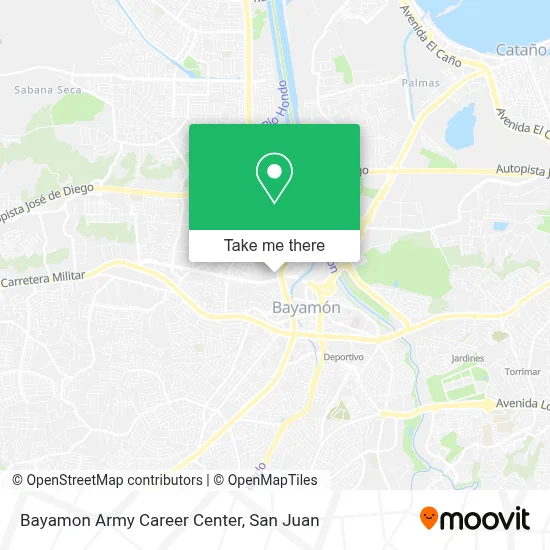 Bayamon Army Career Center map