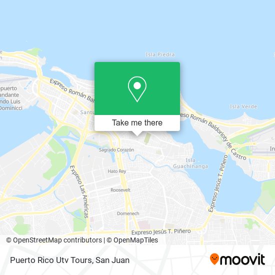 Mapa de Puerto Rico Utv Tours