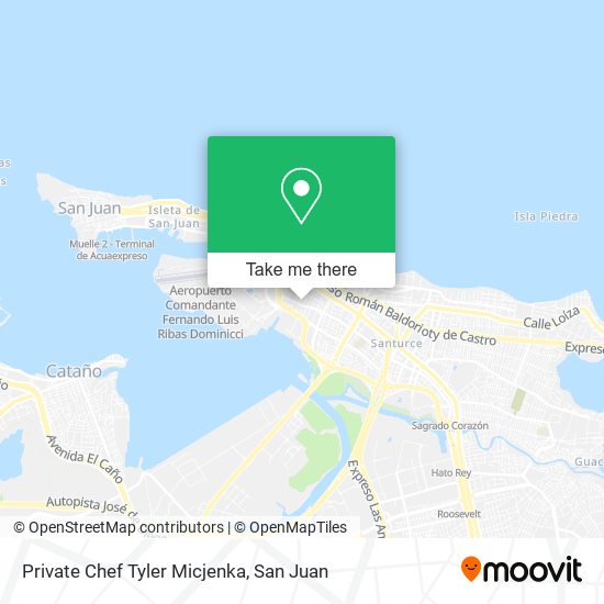 Private Chef Tyler Micjenka map
