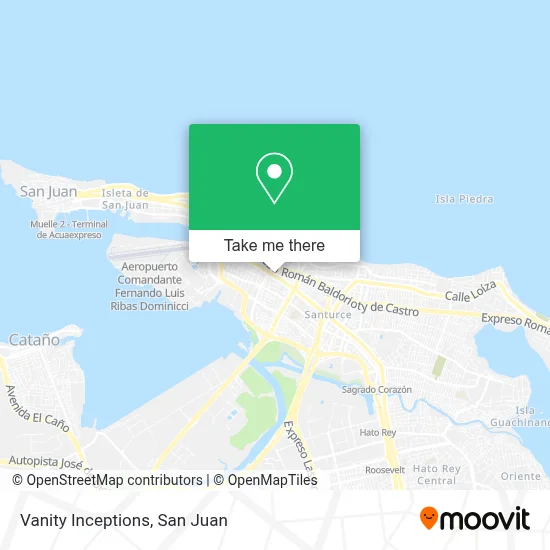 Vanity Inceptions map