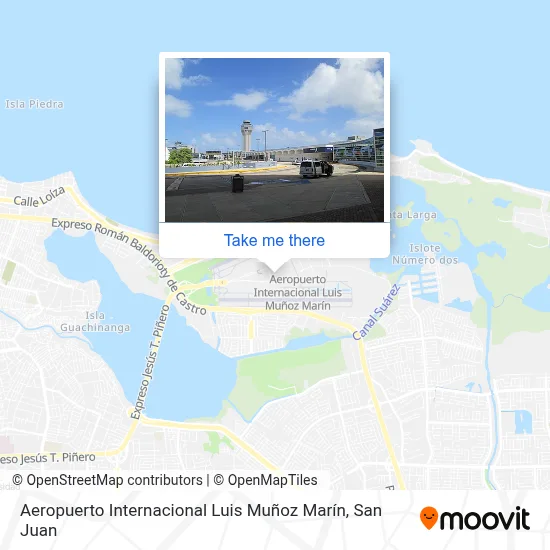 Mapa de Aeropuerto Internacional Luis Muñoz Marín