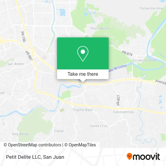 Mapa de Petit Delite LLC