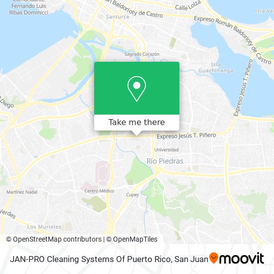JAN-PRO Cleaning Systems Of Puerto Rico map