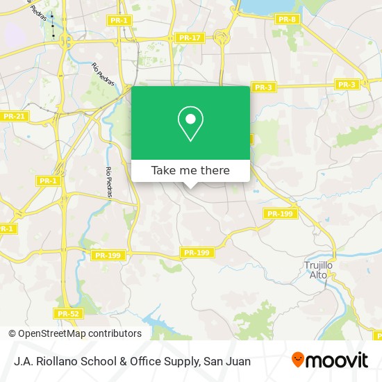 J.A. Riollano School & Office Supply map