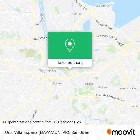 Mapa de Urb. Villa Espana (BAYAMON, PR)
