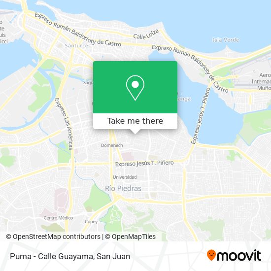 Puma - Calle Guayama map