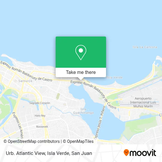 Mapa de Urb. Atlantic View, Isla Verde