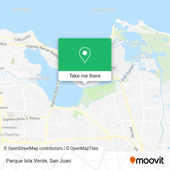Parque Isla Verde map