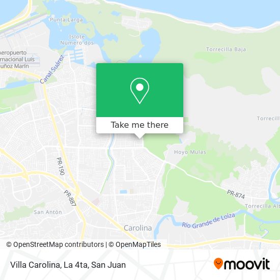 Villa Carolina, La 4ta map