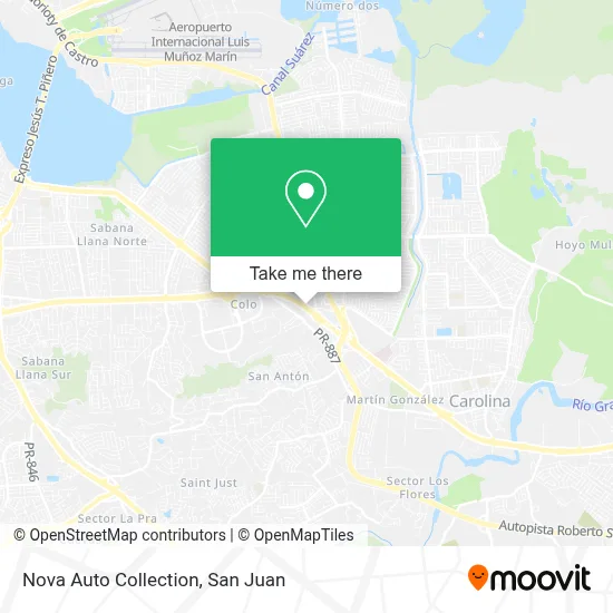 Nova Auto Collection map