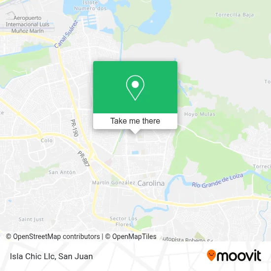 Isla Chic Llc map