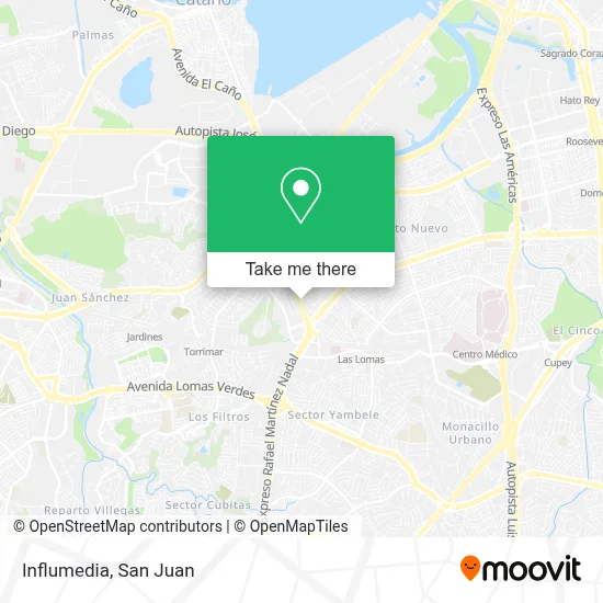 Influmedia map