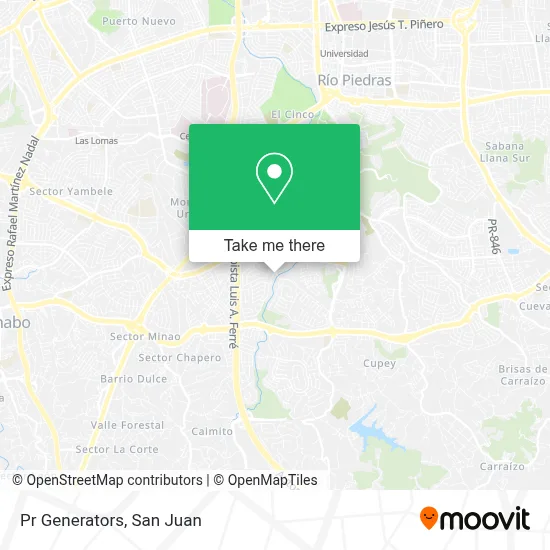 Pr Generators map