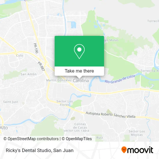 Ricky's Dental Studio map
