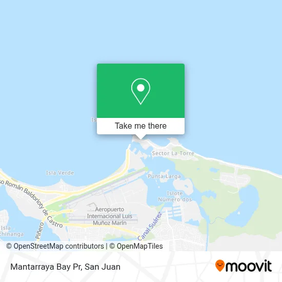 Mantarraya Bay Pr map