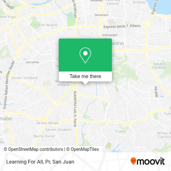 Learning For All, Pr map