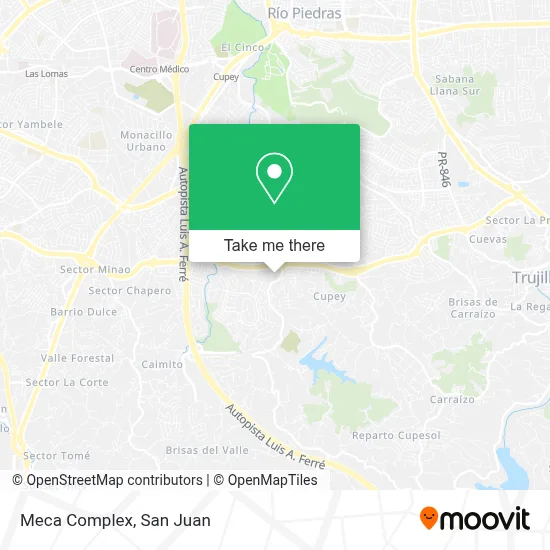Meca Complex map