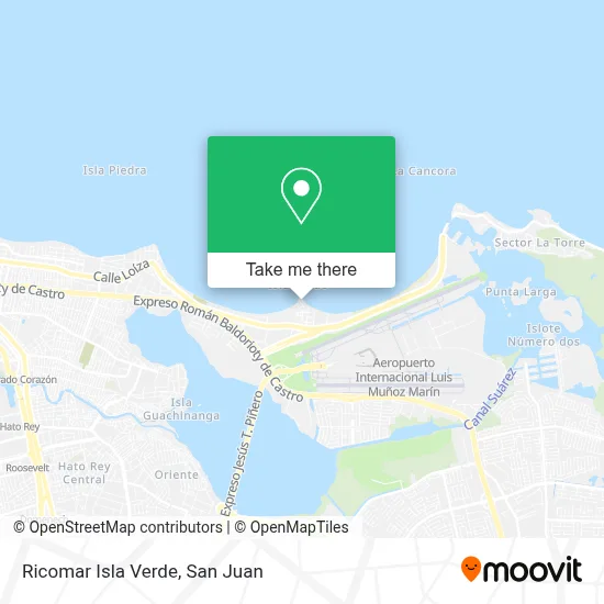 Ricomar Isla Verde map