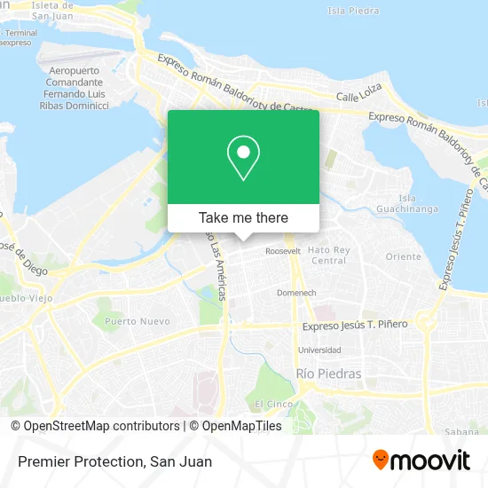 Premier Protection map