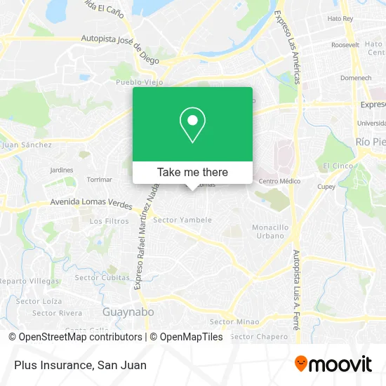Plus Insurance map