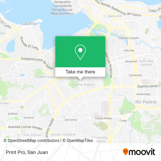 Print Pro map