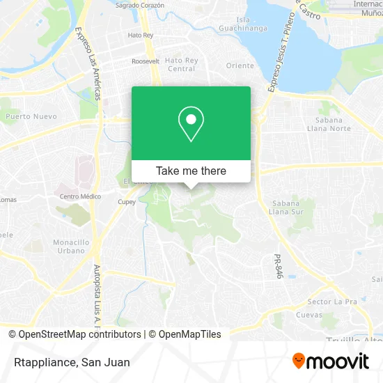 Rtappliance map