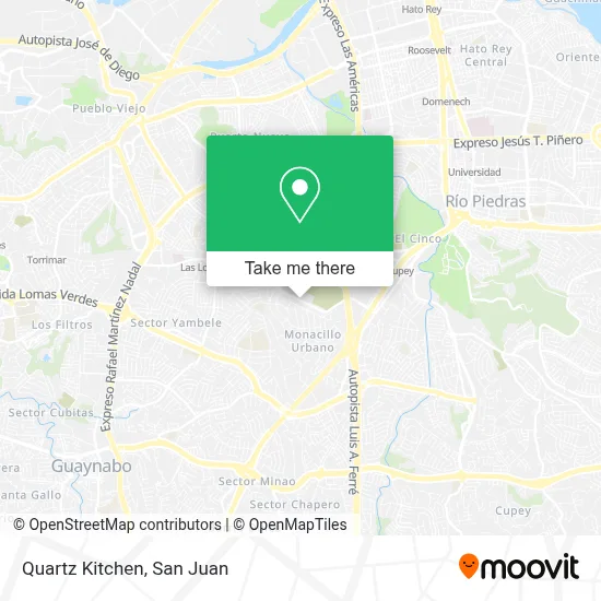 Quartz Kitchen map
