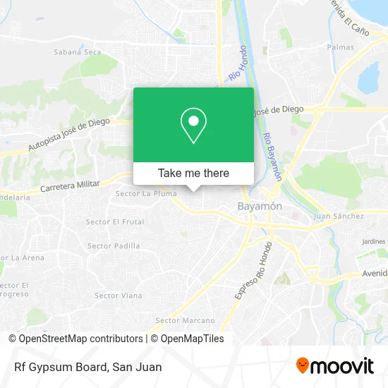 Rf Gypsum Board map