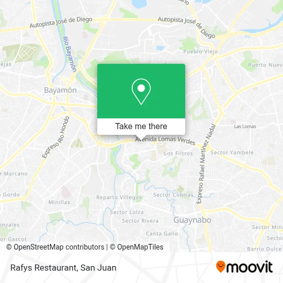 Rafys Restaurant map
