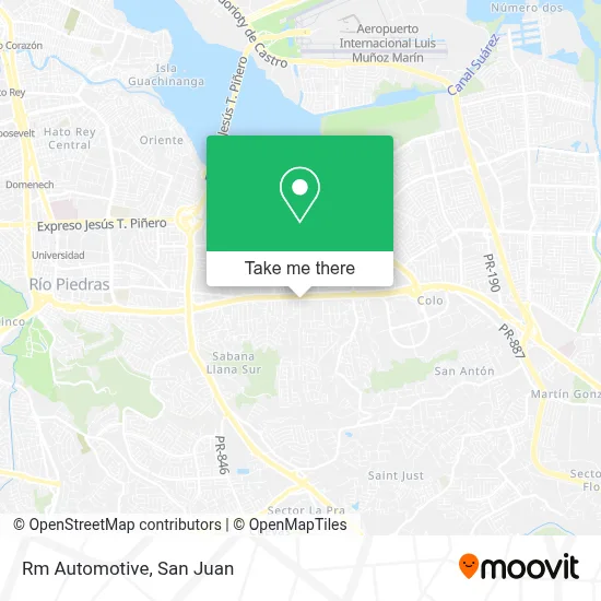 Rm Automotive map