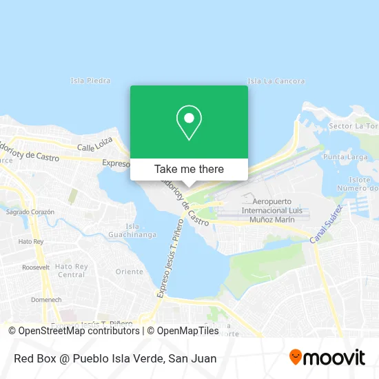 Red Box @ Pueblo Isla Verde map