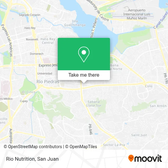 Rio Nutrition map