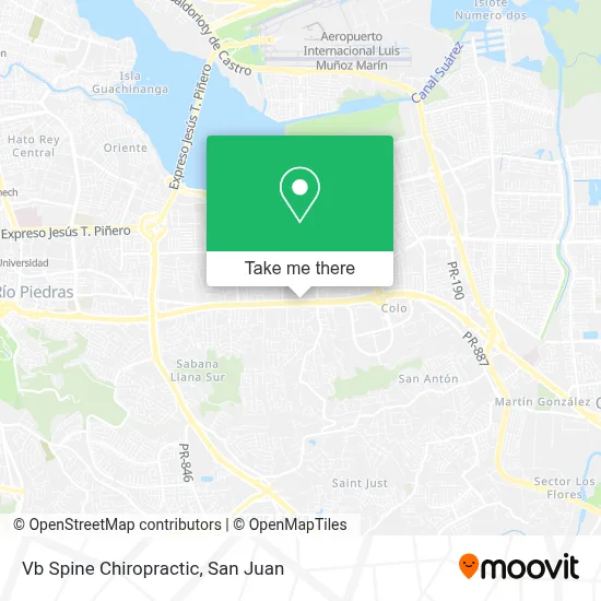 Vb Spine Chiropractic map