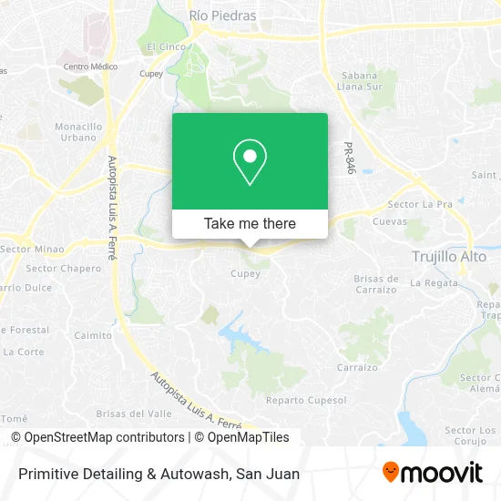 Primitive Detailing & Autowash map