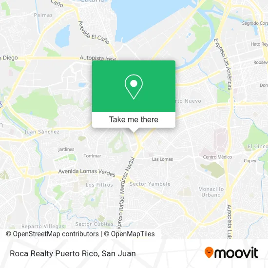 Roca Realty Puerto Rico map