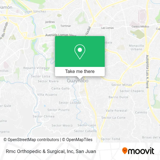 Rmc Orthopedic & Surgical, Inc map