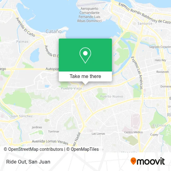 Ride Out map