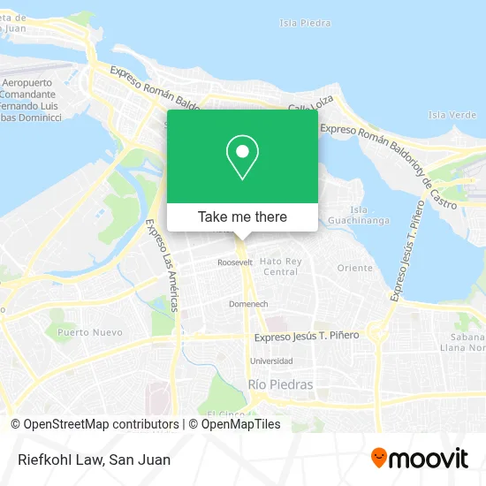 Riefkohl Law map