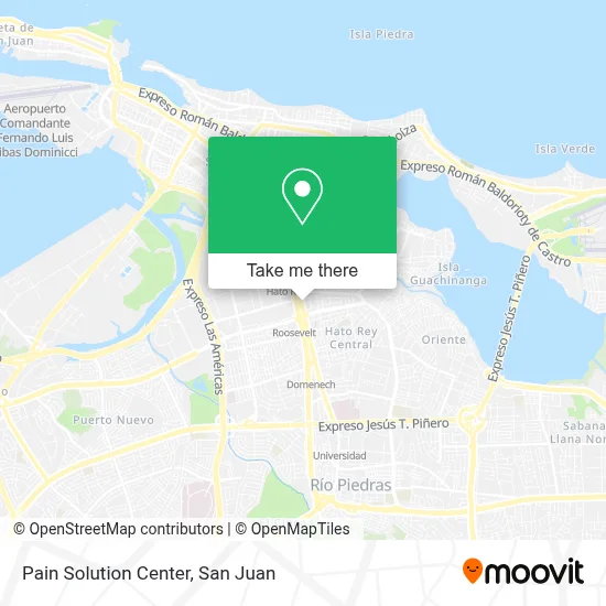 Pain Solution Center map