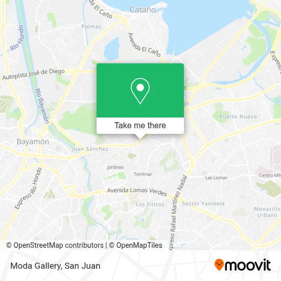Moda Gallery map