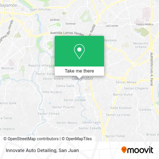 Innovate Auto Detailing map