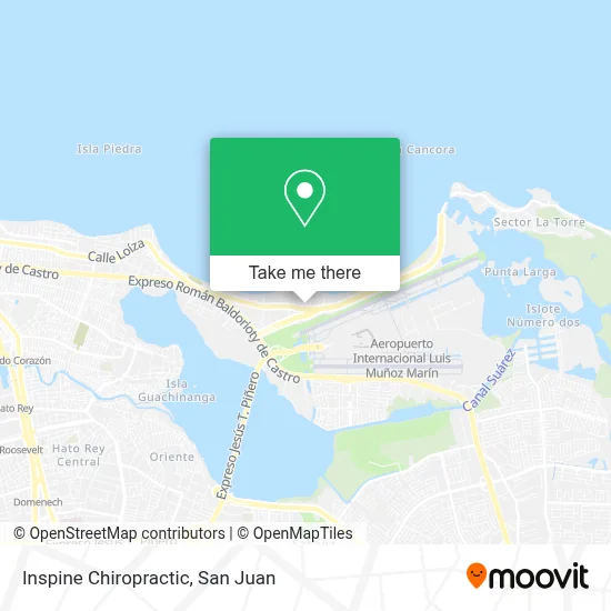 Inspine Chiropractic map