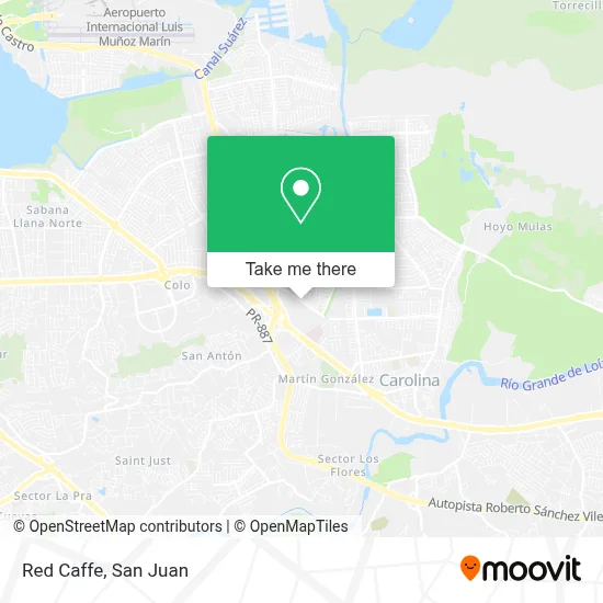 Red Caffe map