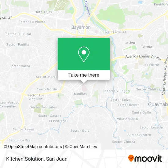 Kitchen Solution map