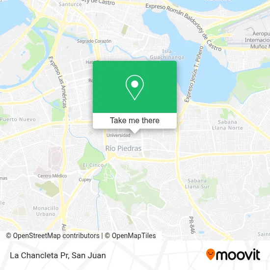 La Chancleta Pr map