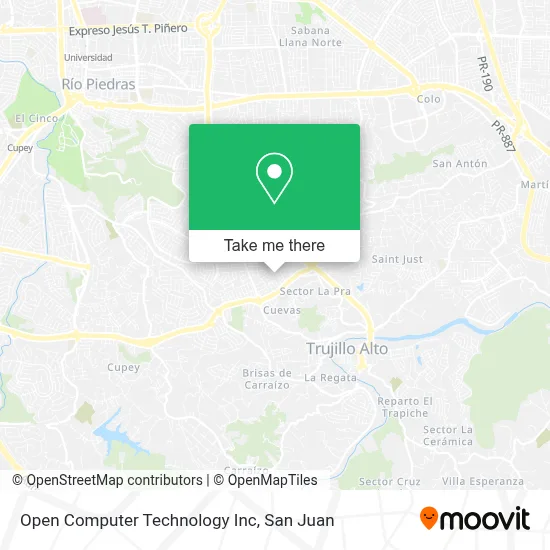 Open Computer Technology Inc map