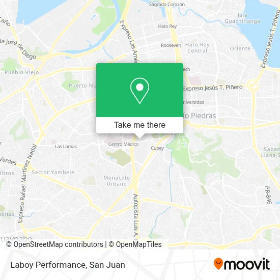 Laboy Performance map
